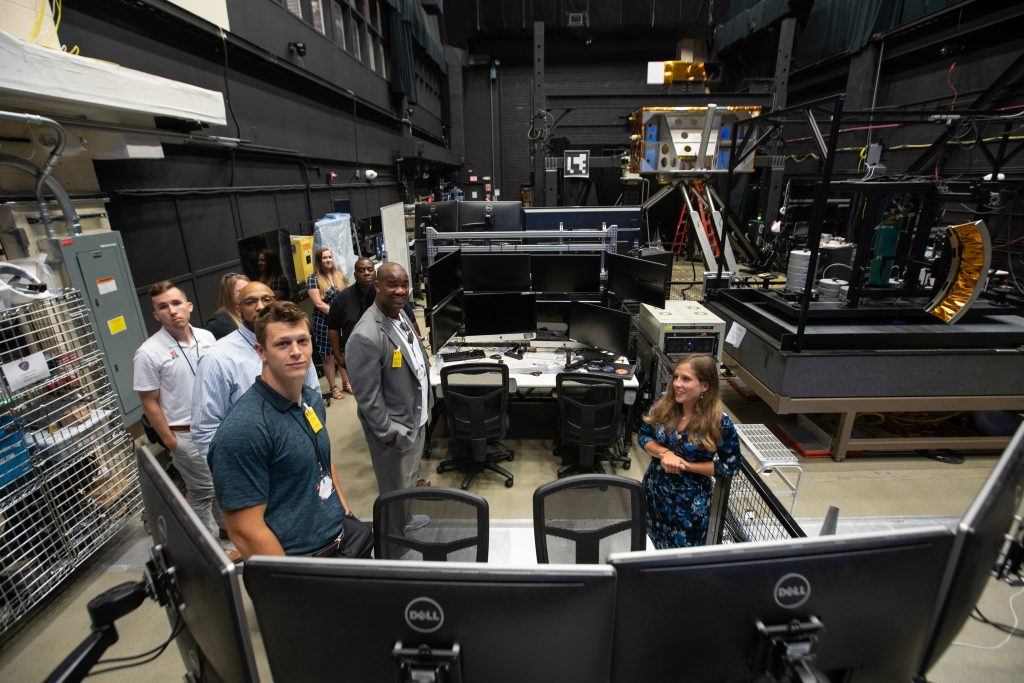 Goddard's Satellite Servicing Projects Division gave workshop attendees a behind the scenes look at their Robotic Operations Center.