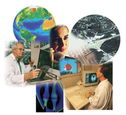 RHSEG image collage (medical and arial mapping images)