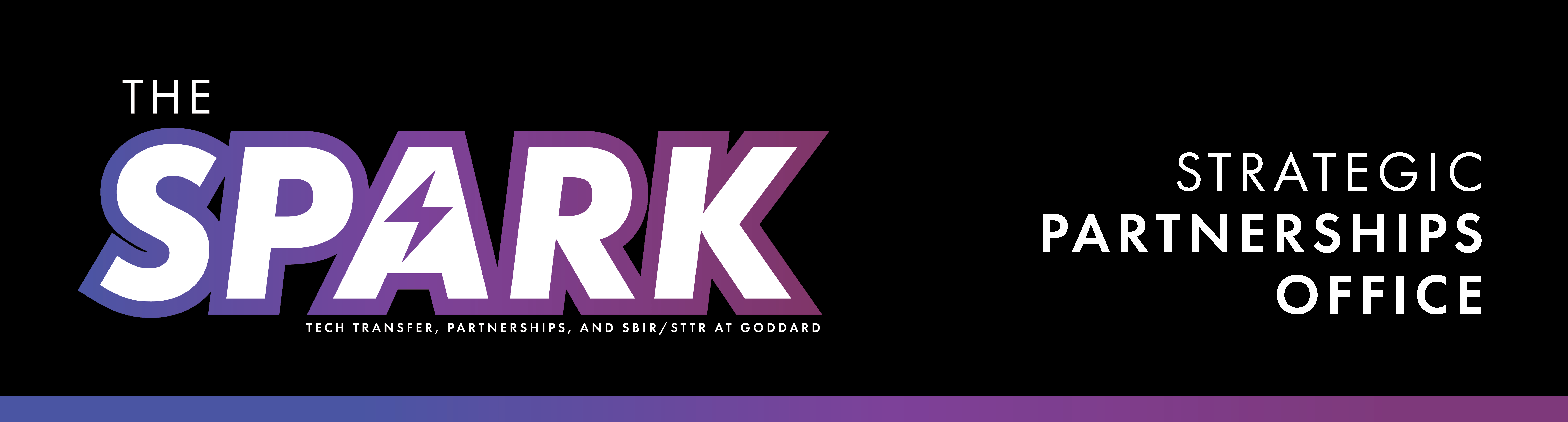 The banner for The Spark.